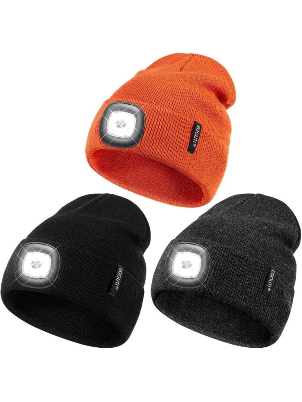 LED Beanie Hat with Light for Men & Women | Winter Headlamp Cap | Great Gift